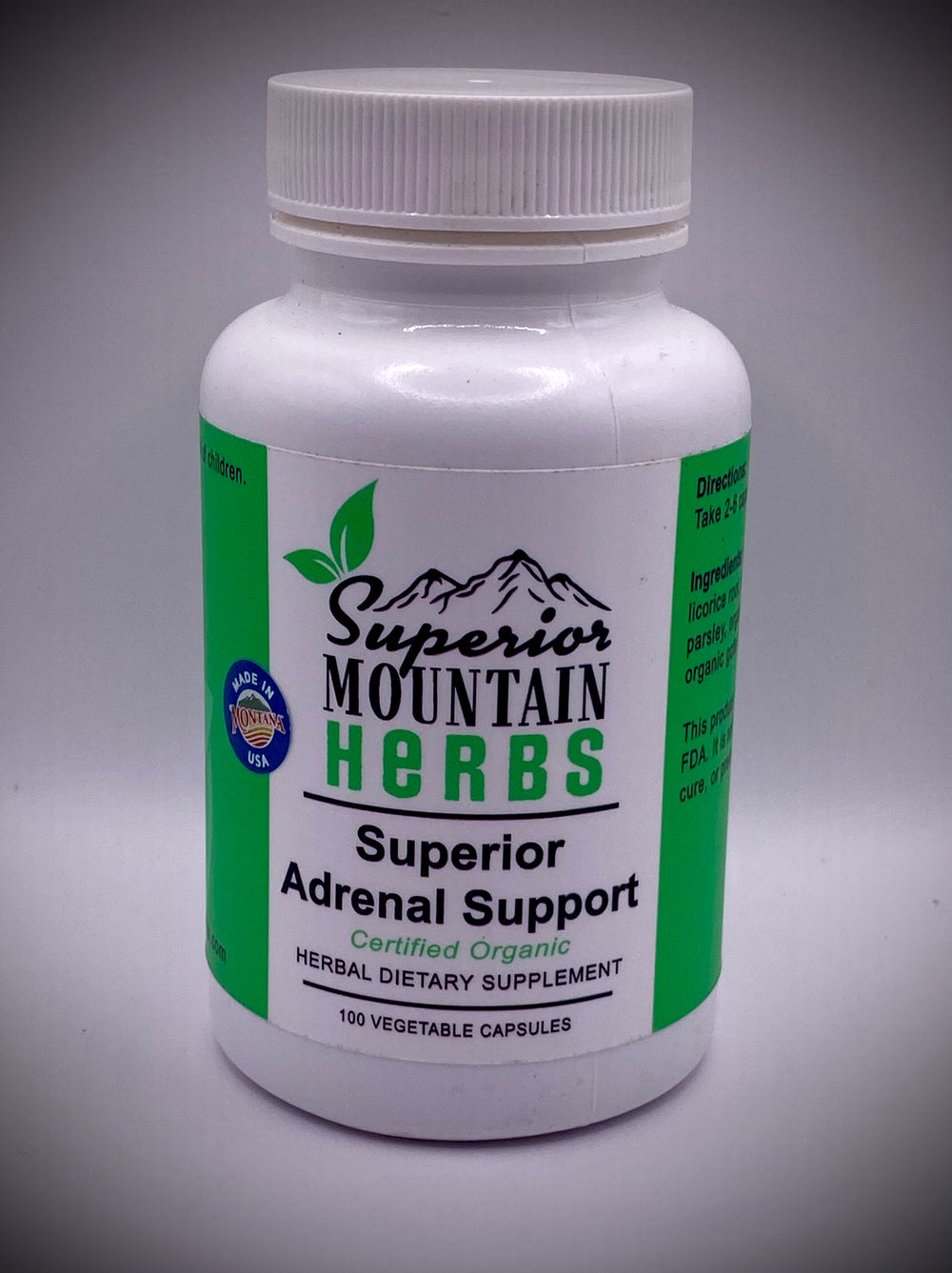Superior Adrenal Support - 100 capsules