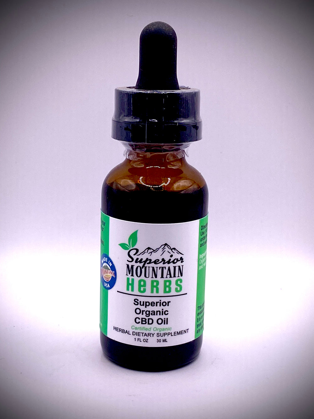 Superior CBD Oil Extract - 1 oz.