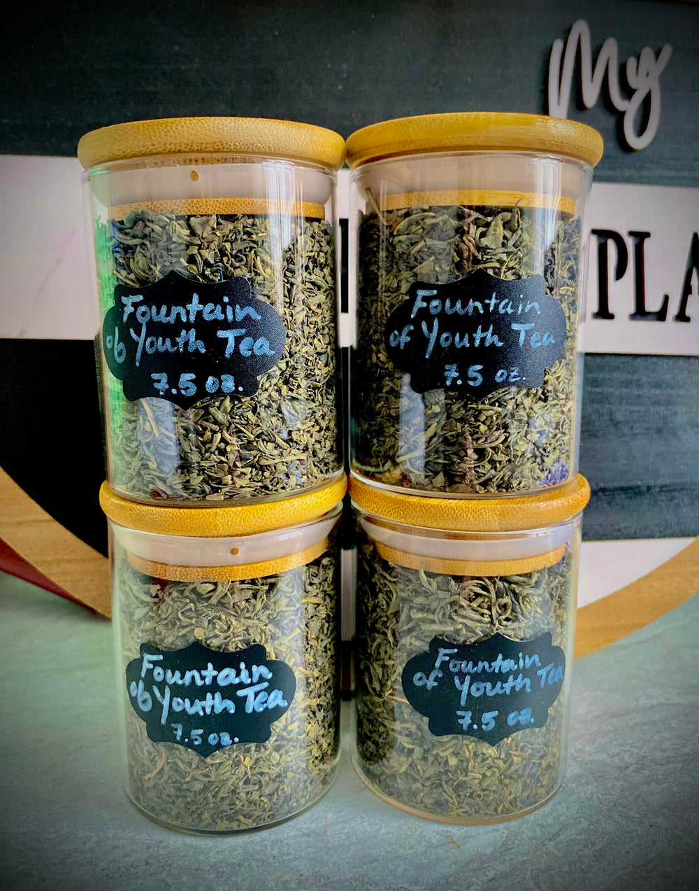 Fountain Of Youth Tea Jar