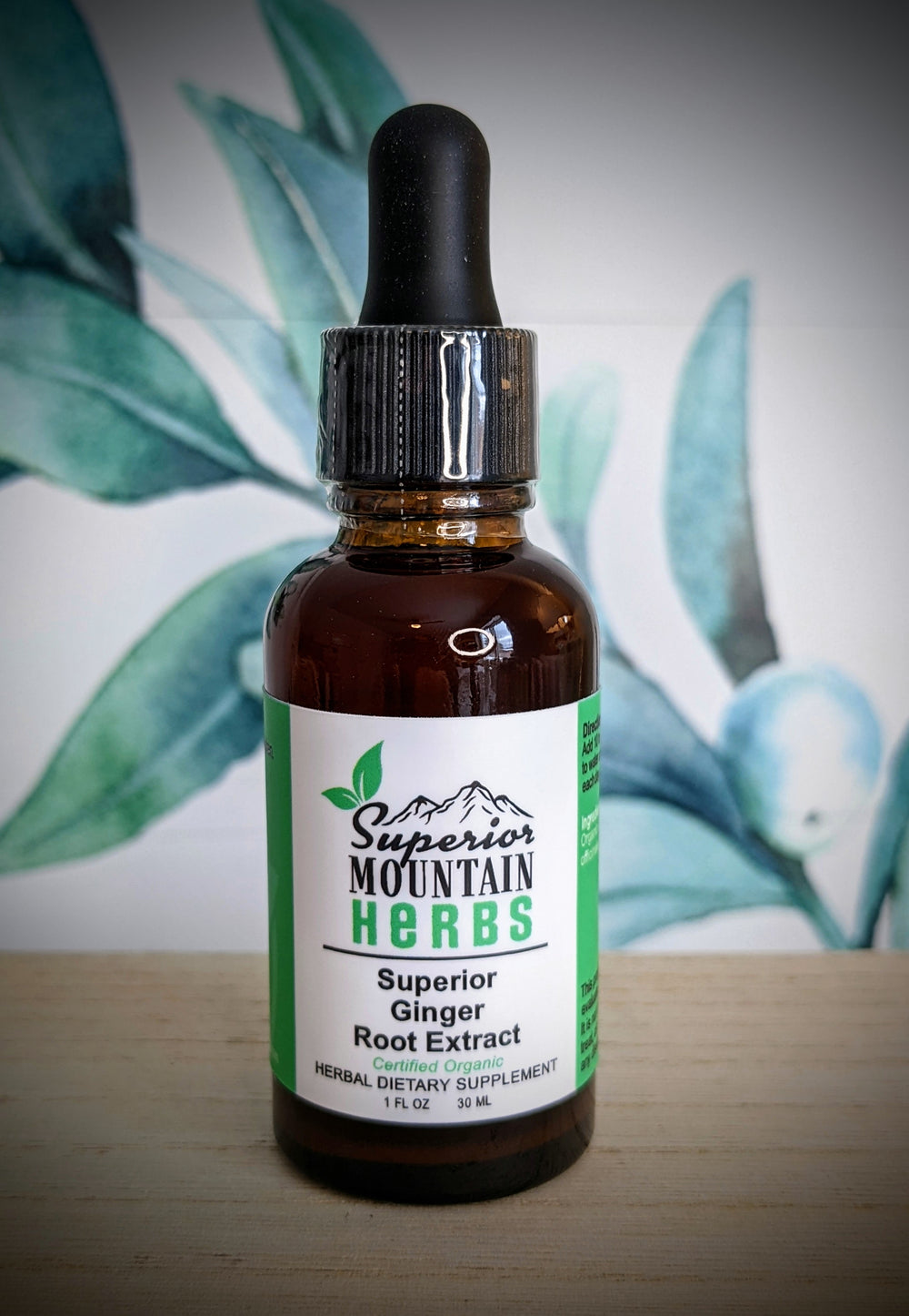 Superior Organic Ginger Root Extract - 1 oz.