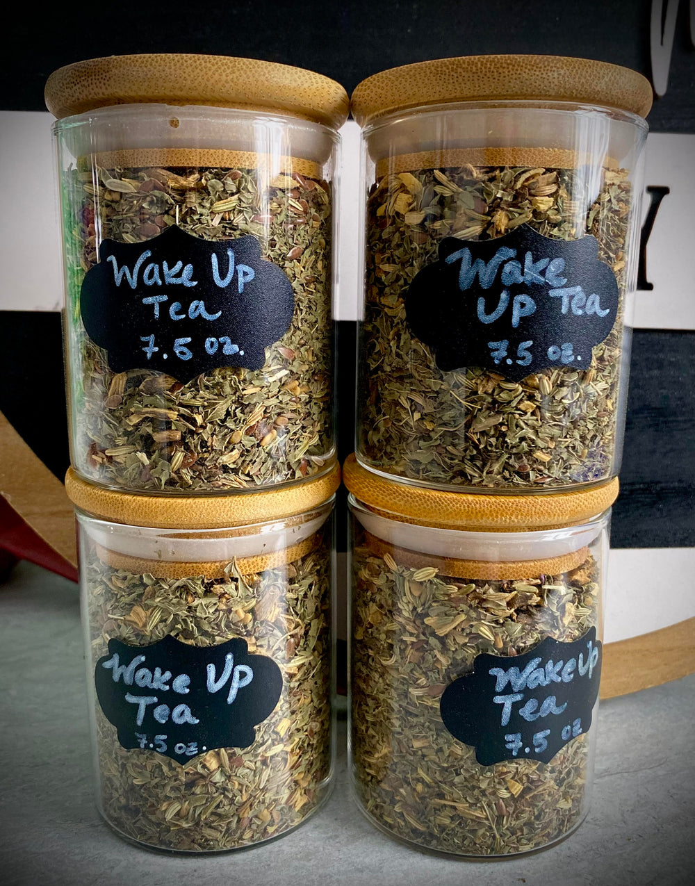 Wake Up Tea Jar